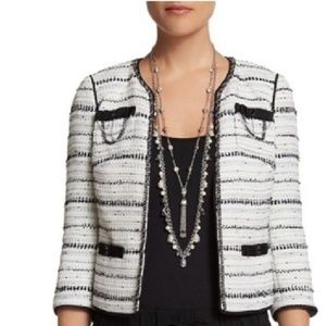 WHBM White House Black Market Tweed Blazer Size 10